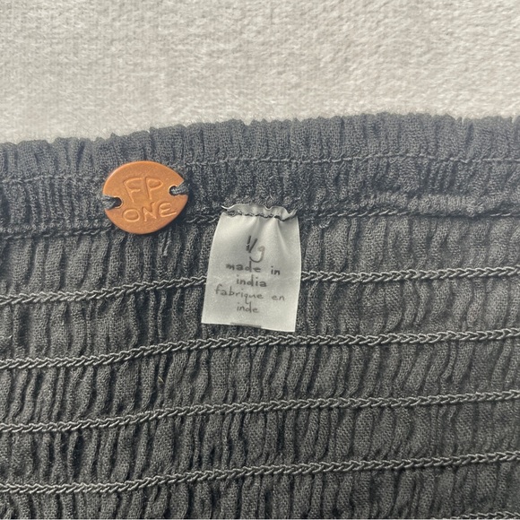 Free People Intimately Carrie Embroidered V-Neck Bralette In Black Size Large - Picture 7 of 8